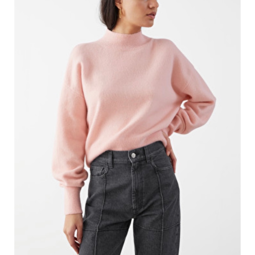 & other stories mock neck sweater